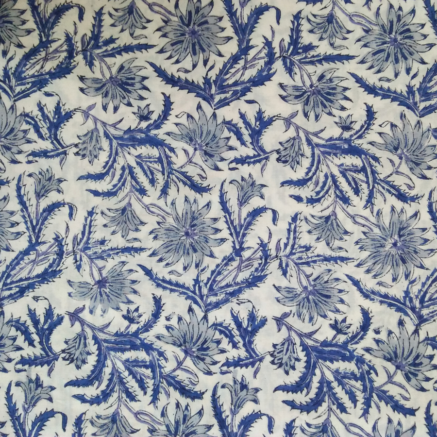 Cotton fabric for Jaipuri Dress Making Fabric Hand Block Print Cotton Fabric